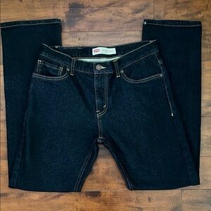 Boys Levi's 511 (Knit Jean) Dark Wash Jeans Size 20 Reg (W30xL30)